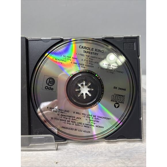 Tapestry by Carole King (CD, Mar-1986, Epic) - Picture 4 of 5